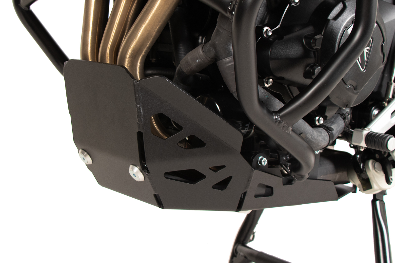 Placa de protección del motor negra para Triumph Tiger 900 Rally Pro (24-) Hepco & Becker
