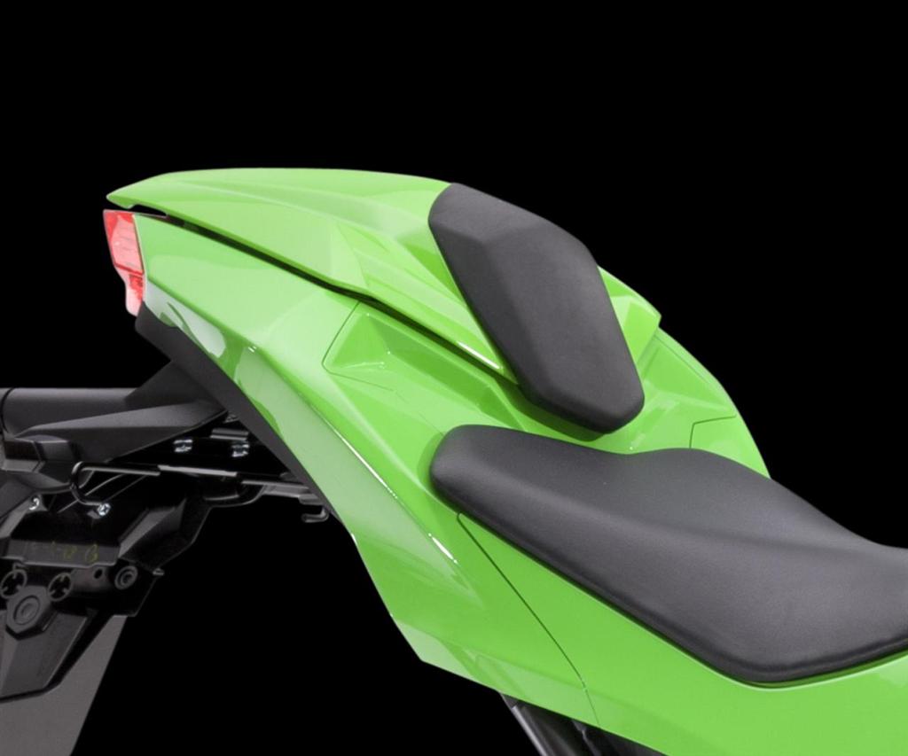 Funda asiento pasajero 35K Candy Flat Blazed Green Z300 2016 Original Kawasaki