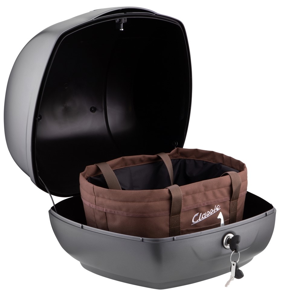 Bolsa interior clásica para Vespa para Top Case, marrón