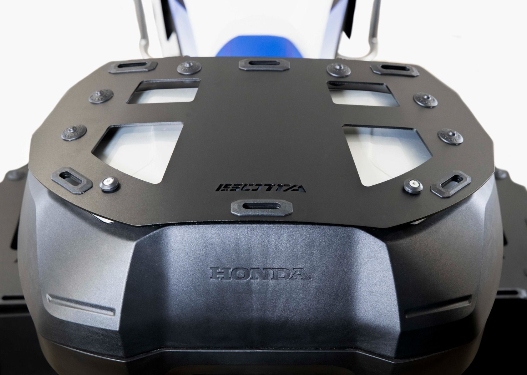Portaequipajes para baúl Honda XL 750 Transalp /NT 1100 /ADV 750 /NC 750 X, aluminio, negro