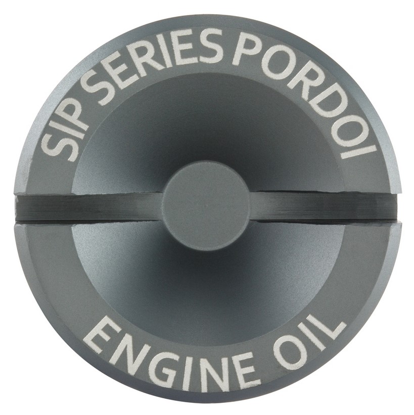 Tapón de llenado de aceite del motor para Vespa GTS/GTS Super/GTV 300cc HPE, gris mate