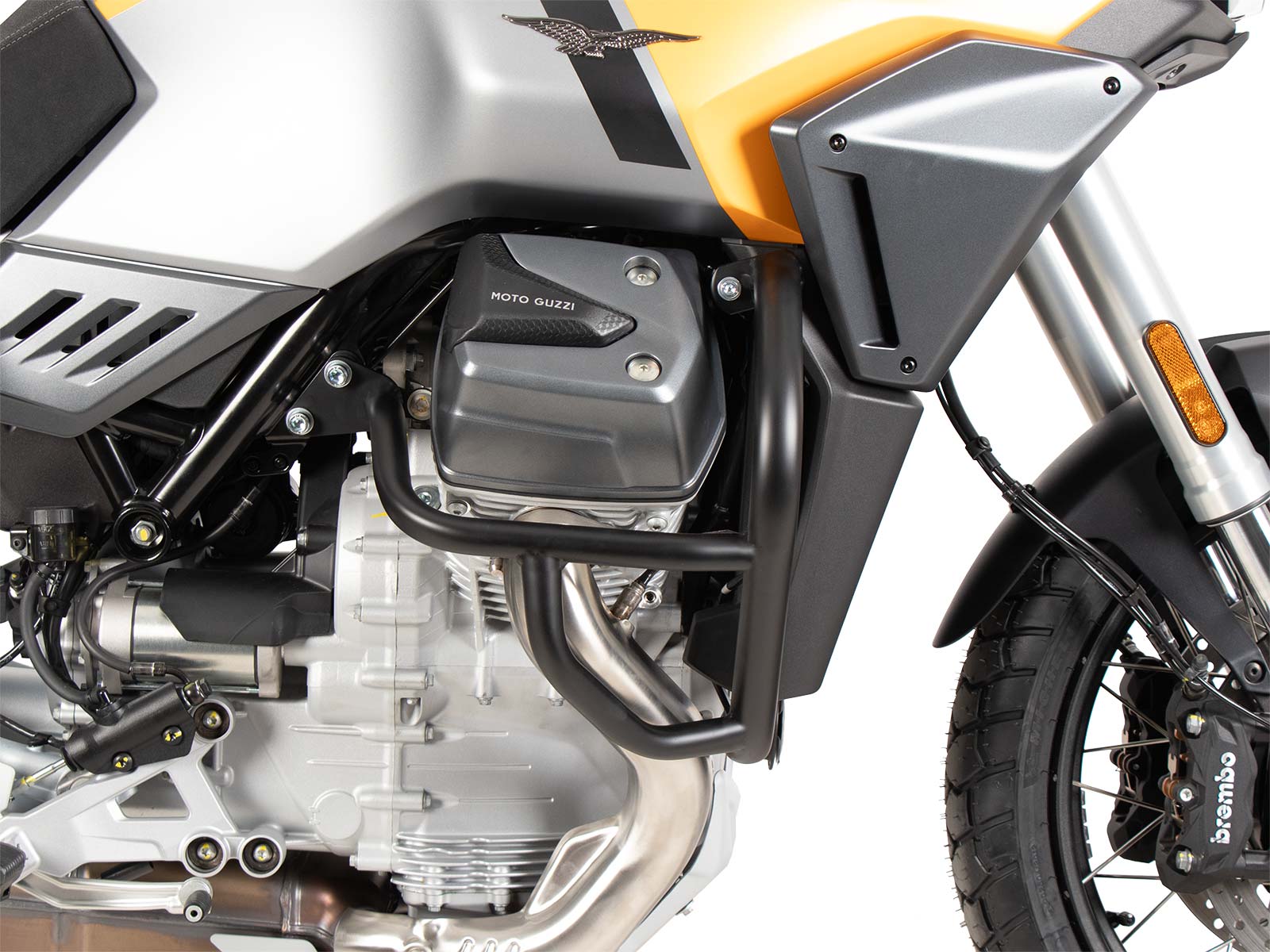 Guardamotor negro para Moto Guzzi Stelvio (24-) Hepco & Becker