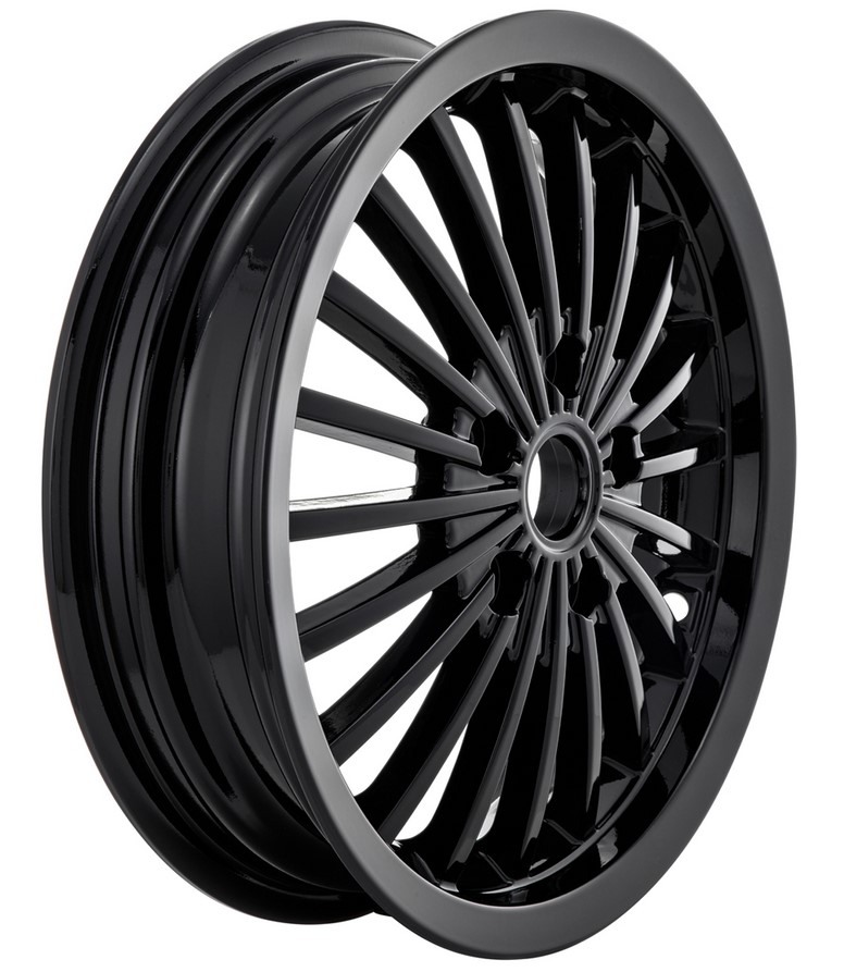 Llanta delantera/trasera para Vespa GTS/GTS Super/GTV/GT 60/GT/GT L 125-300ccm, negro brillante