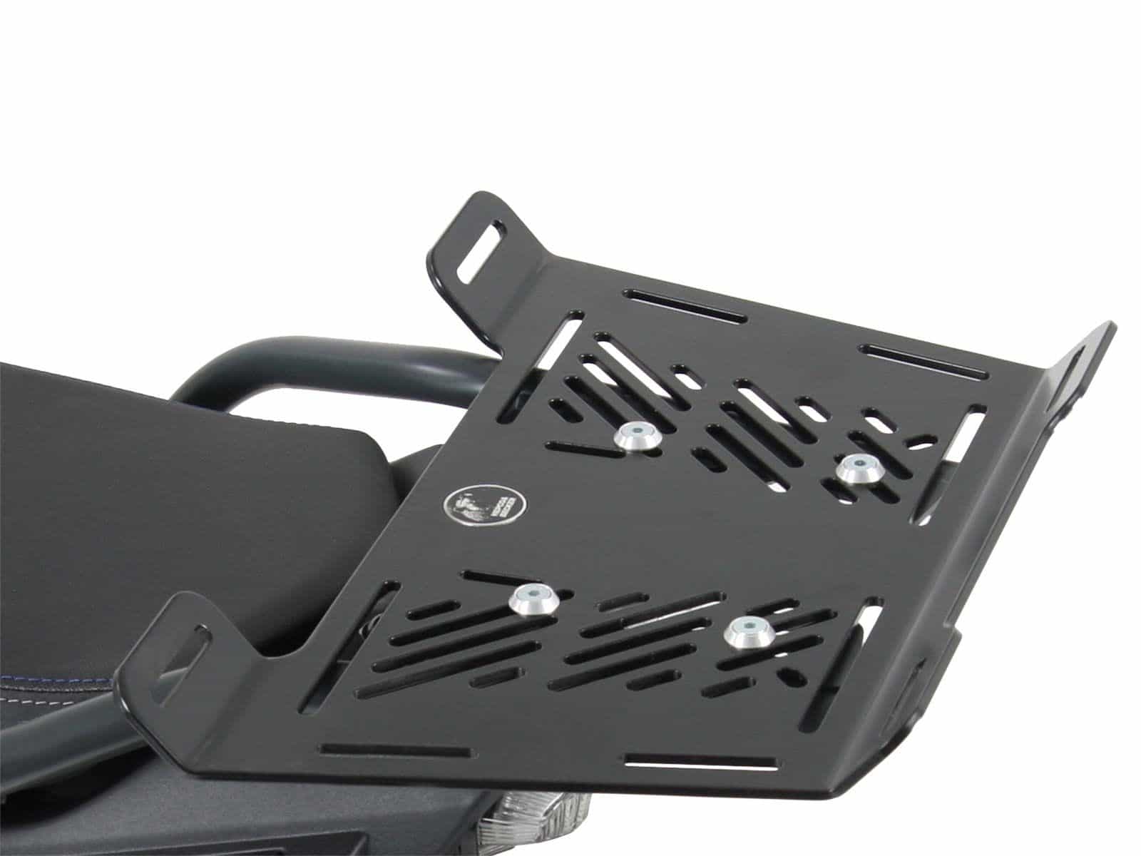 Extensión portaequipajes negra para Harley Davidson Pan America (21-) Hepco & Becker