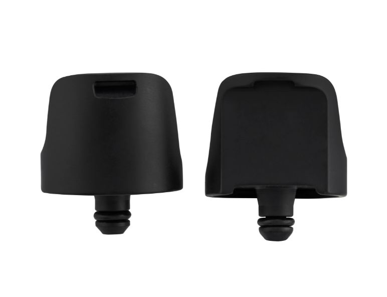 Tapa del orificio del espejo izquierda y derecha para Vespa Primavera/Sprint/Elettrica 50-150cc, negro mate