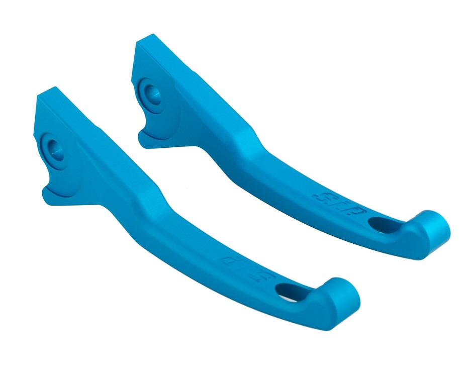 Juego de manetas de freno Sport Shorty para Vespa, derecha e izquierda, azul mate