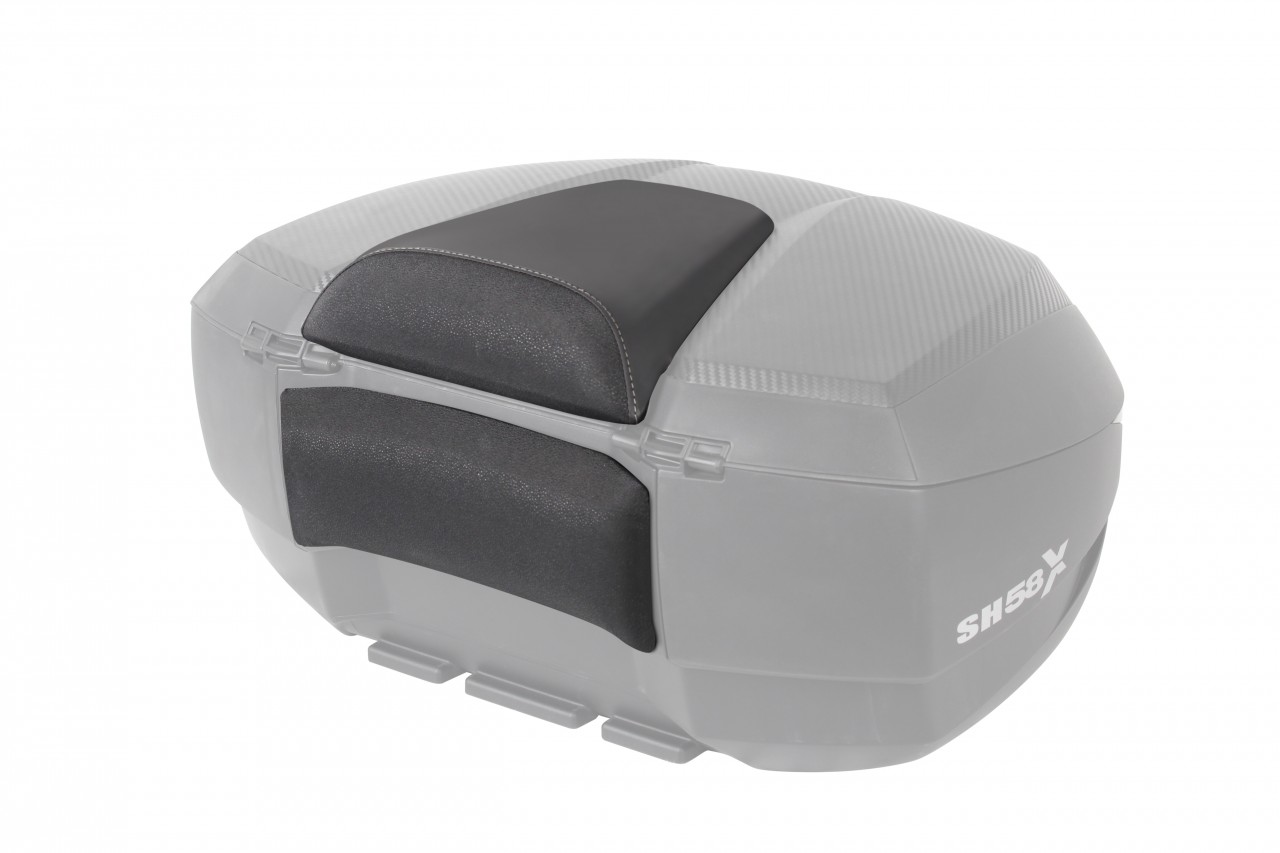 Baúl Shad SH59X, negro con tapa de aluminio, 58 l