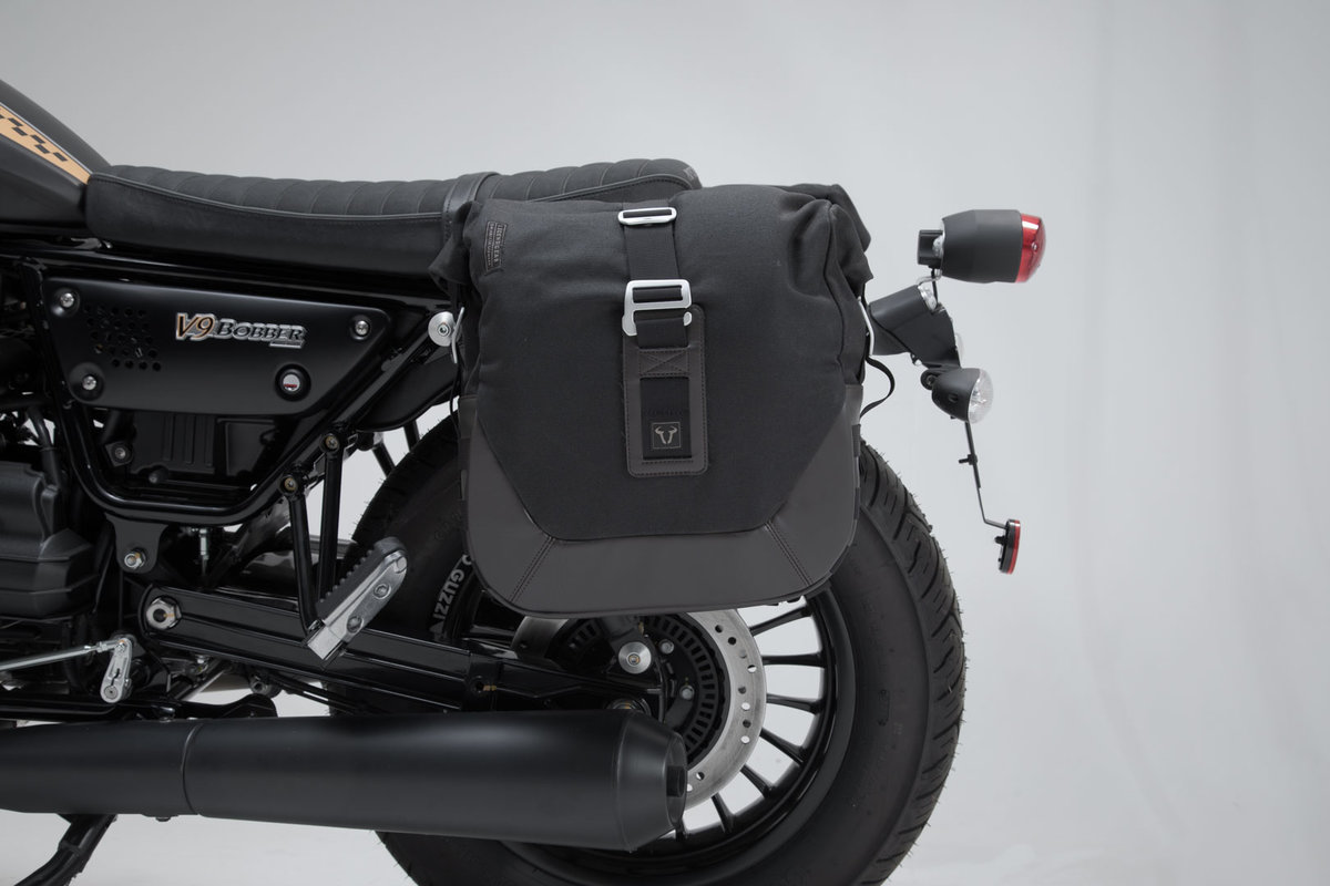 SW-Motech Legend Gear Side Bag System LC para Moto Guzzi V9 Roamer / Bobber SW Motech