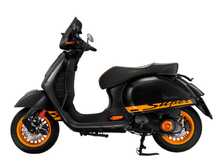 Funda Cover Vario para Vespa Primavera/​Sprint 125-150ccm i.e. 3V 4T AC, naranja mate