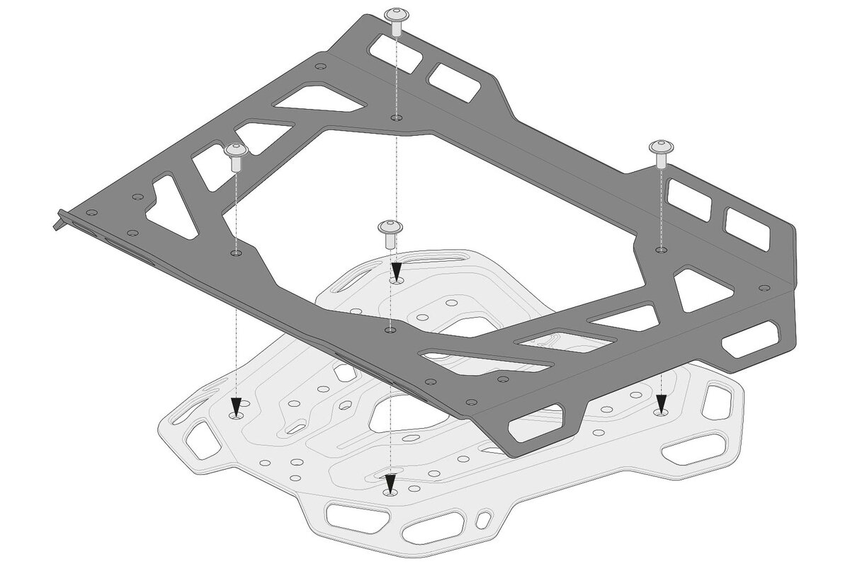 Extensión SW-Motech para portaequipajes SW-Motech ADVENTURE-RACK