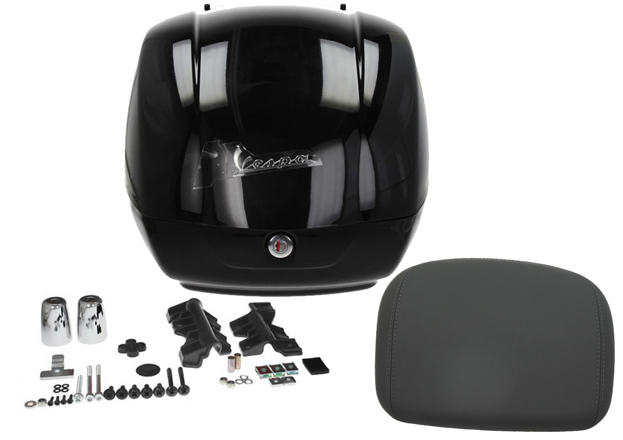 Baúl original para Vespa GTS - negro nero cosmo / vulcano / 98/A / XN2 / XNT
