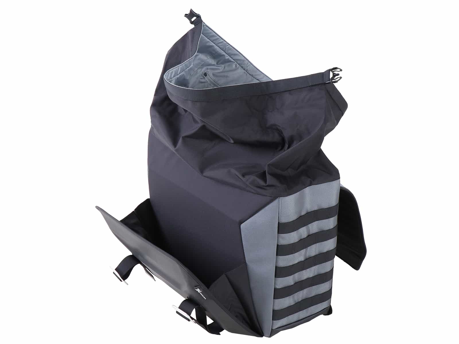 Juego de maletas laterales Xtravel Basic incl. 2 placas adaptadoras universales para portamaletas laterales tubulares