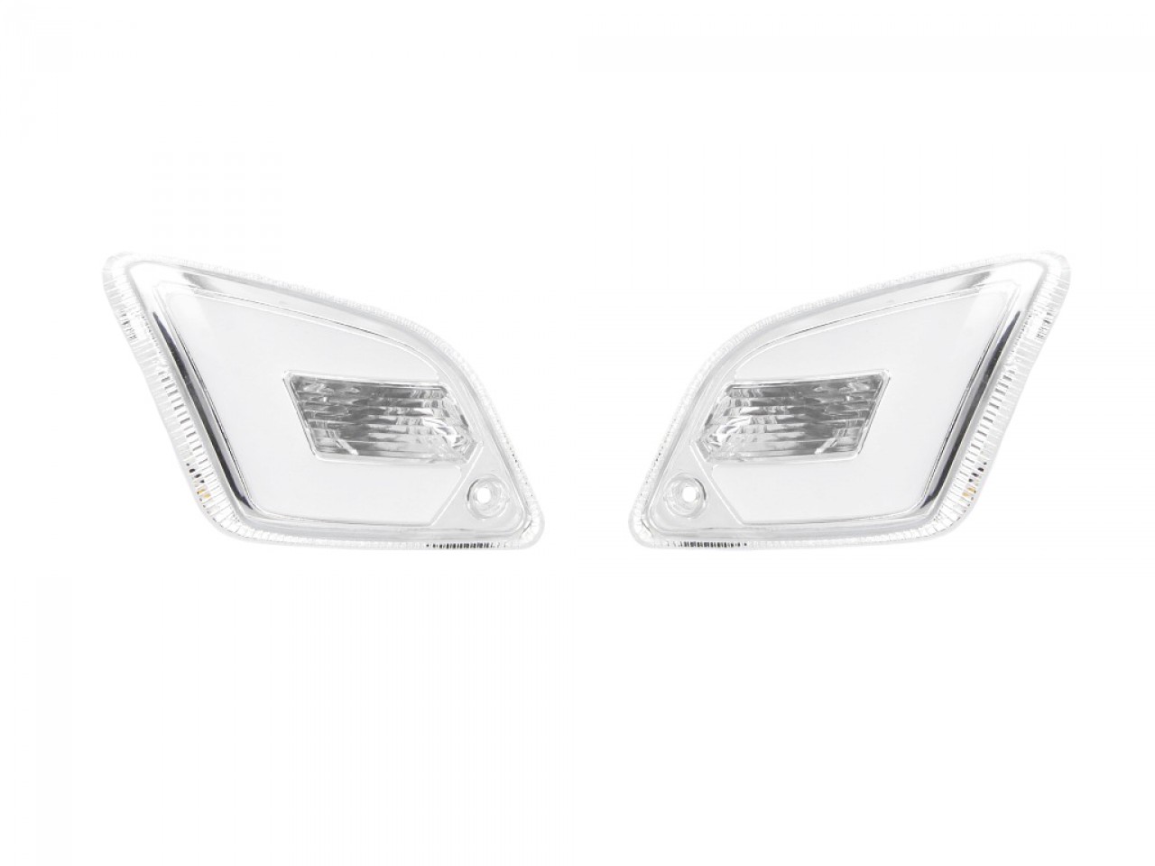 Juego de indicadores LED traseros, transparentes para Vespa GT, GTL, GTV, GTS 125-300 (2014-2018)