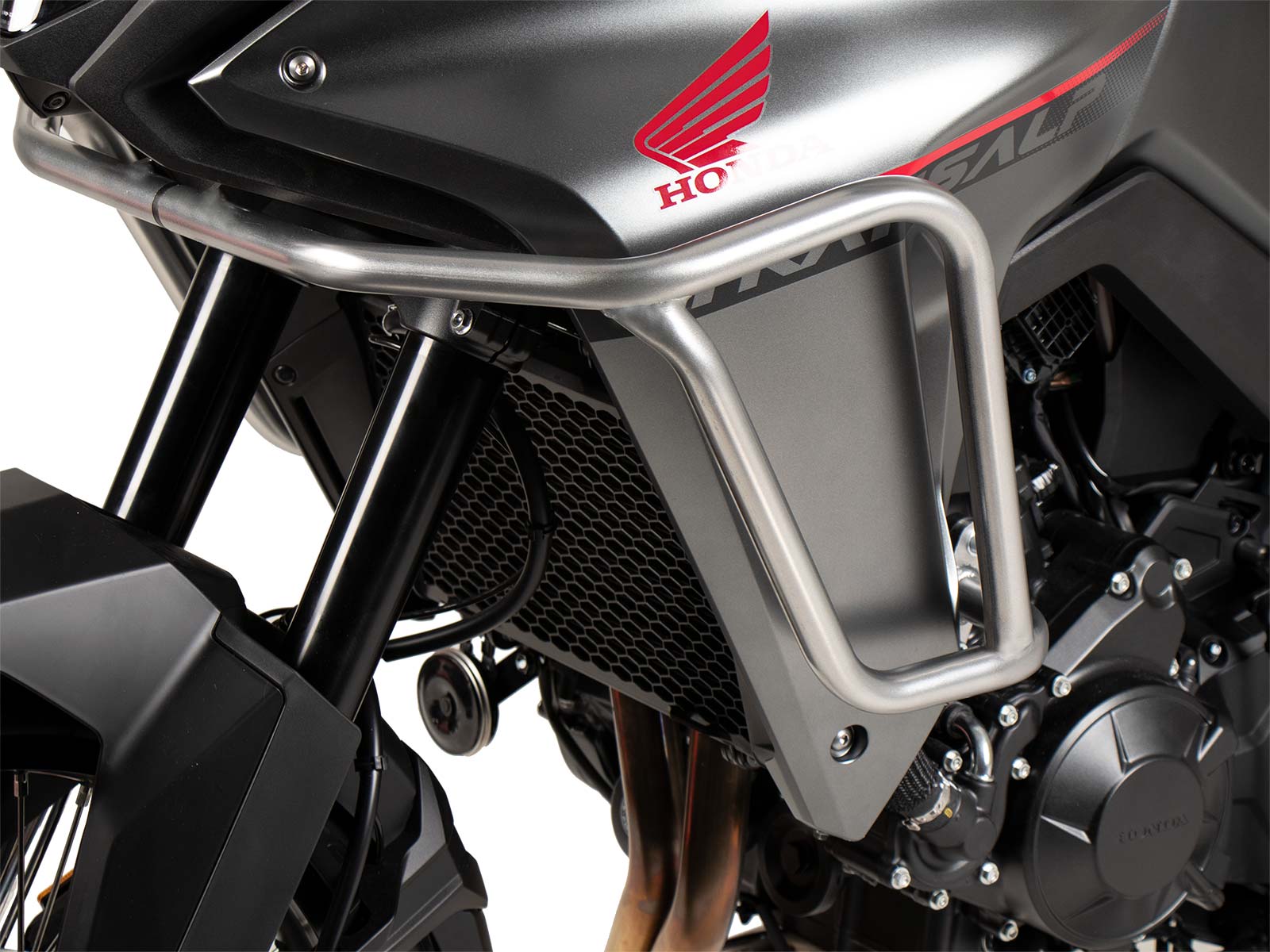 Protector de depósito plateado para Honda XL 750 Transalp (23-) Hepco & Becker