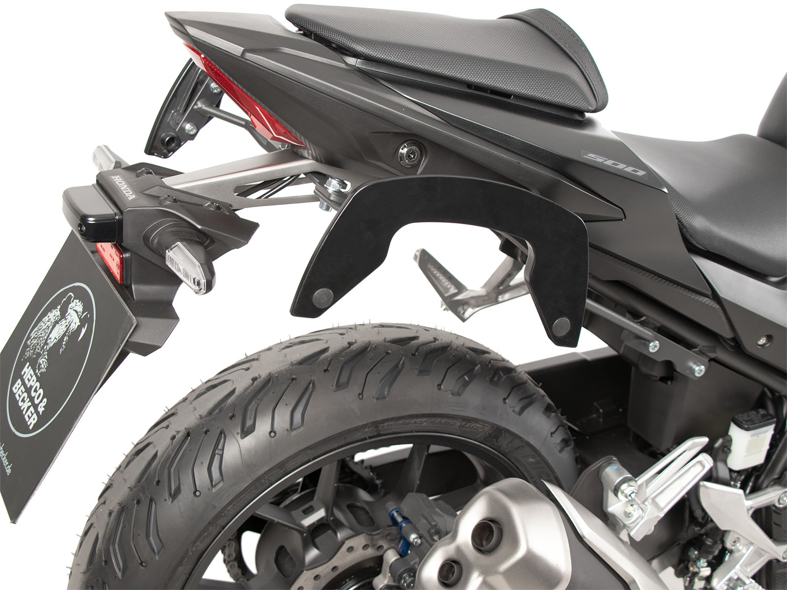 Soporte lateral C-Bow antracita para Honda CB 500 Hornet (24-) Hepco & Becker