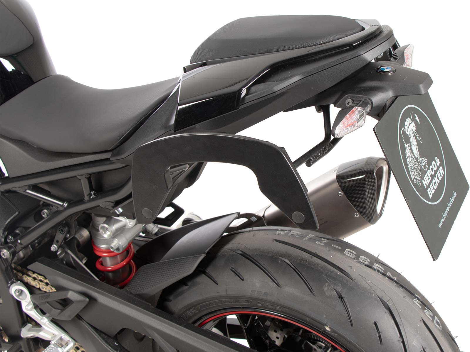 Soporte lateral C-Bow negro para BMW S 1000 RR (23-) Hepco & Becker
