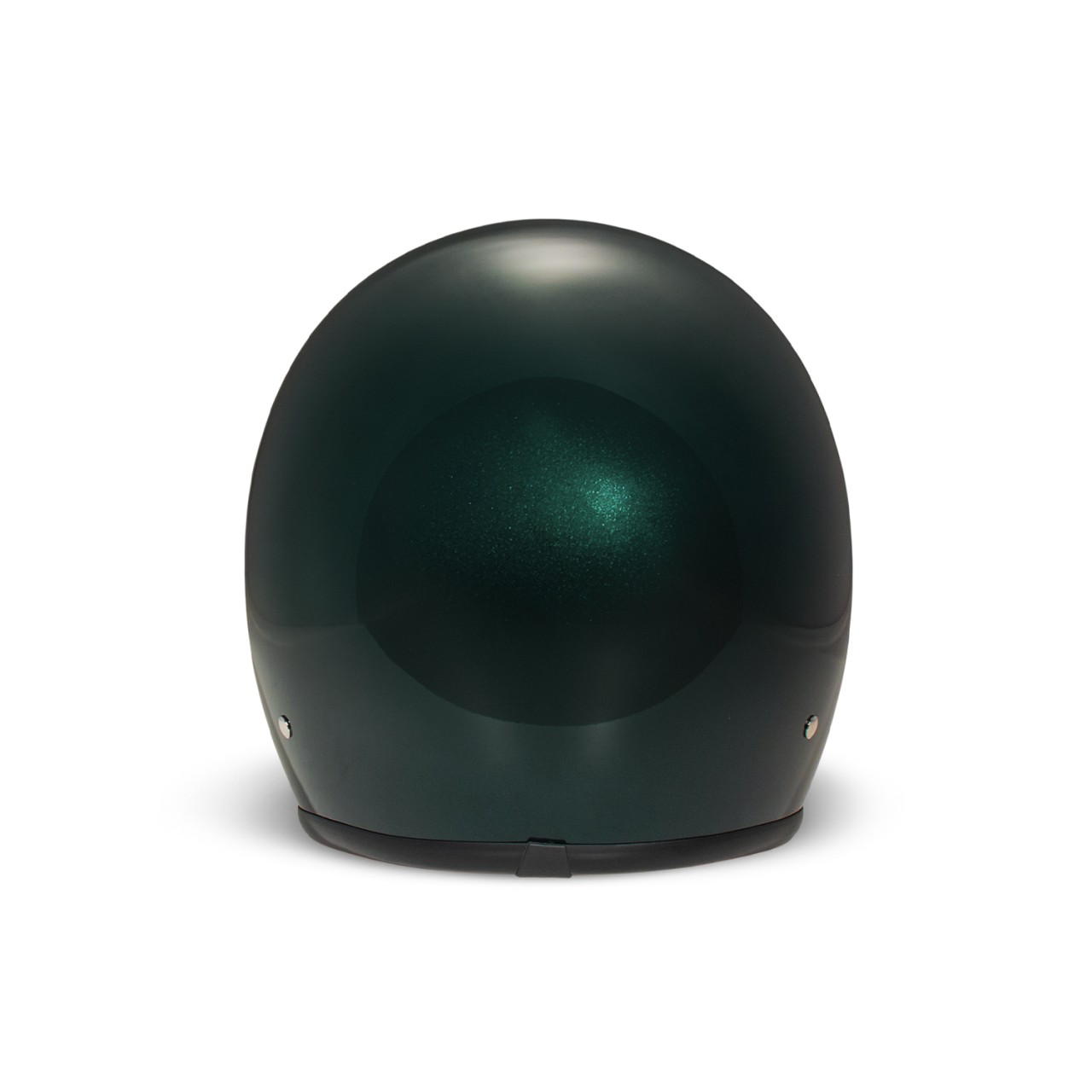 Casco DMD jet Retro, verde, purpurina, verde intenso, fibra de vidrio, ECE 22.06