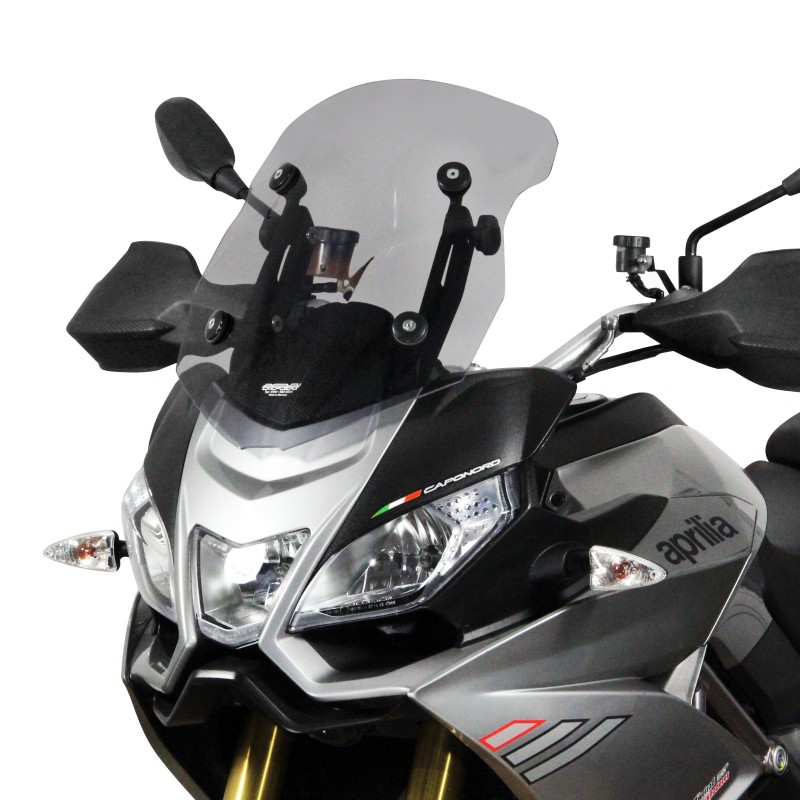 Pantalla Touring MRA "TM" gris humo para APRILIA CAPONORD 1200 (Bj.13-)