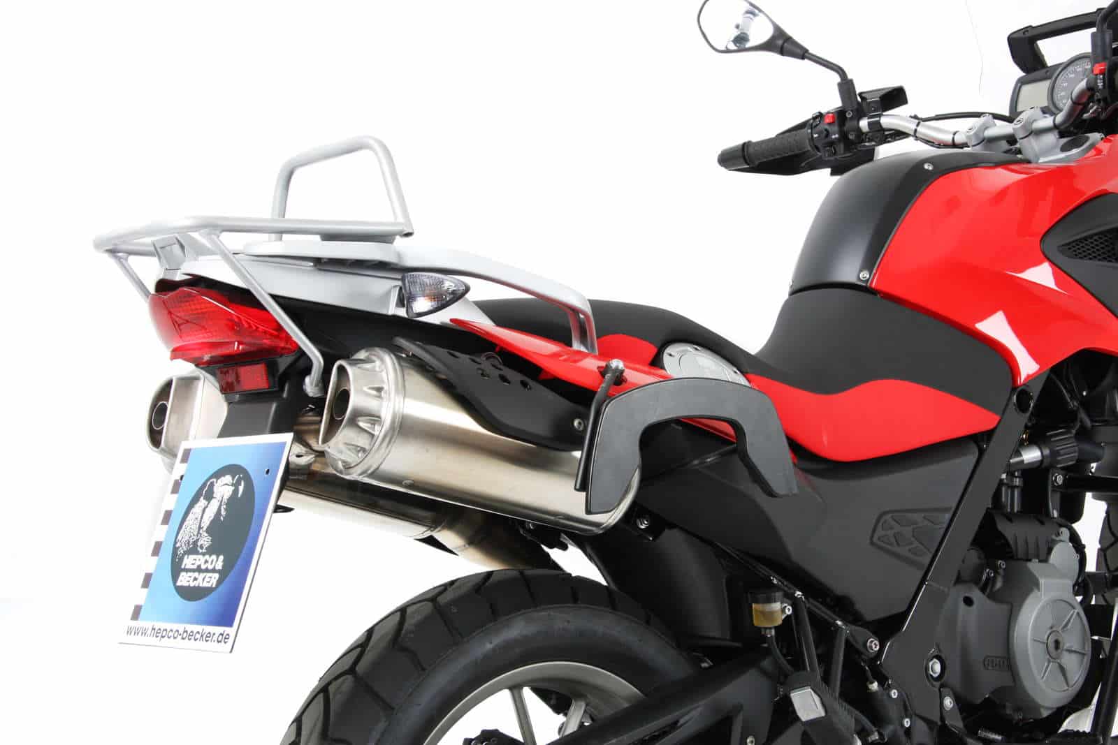 Soporte lateral C-Bow negro para BMW G 650 GS (11-16)/Sertao (12-16)/F 650 GS/Dakar (-07)