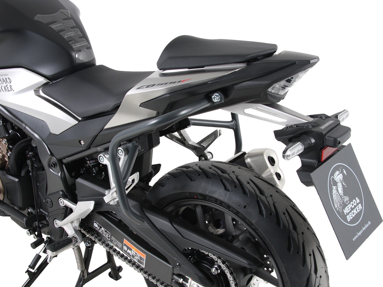 Barra de protección trasera antracita para Honda CB 500 F (19-23) Hepco & Becker