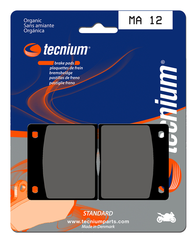 Pastillas de Freno Tecnium Street Orgánicas - MA12
