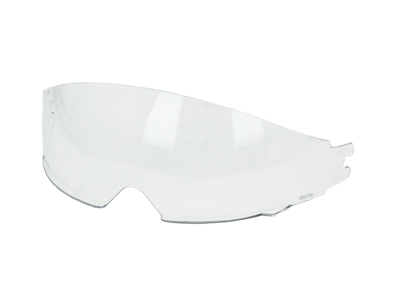 Visor solar Helmo Milano, transparente, resistente a los arañazos, antivaho