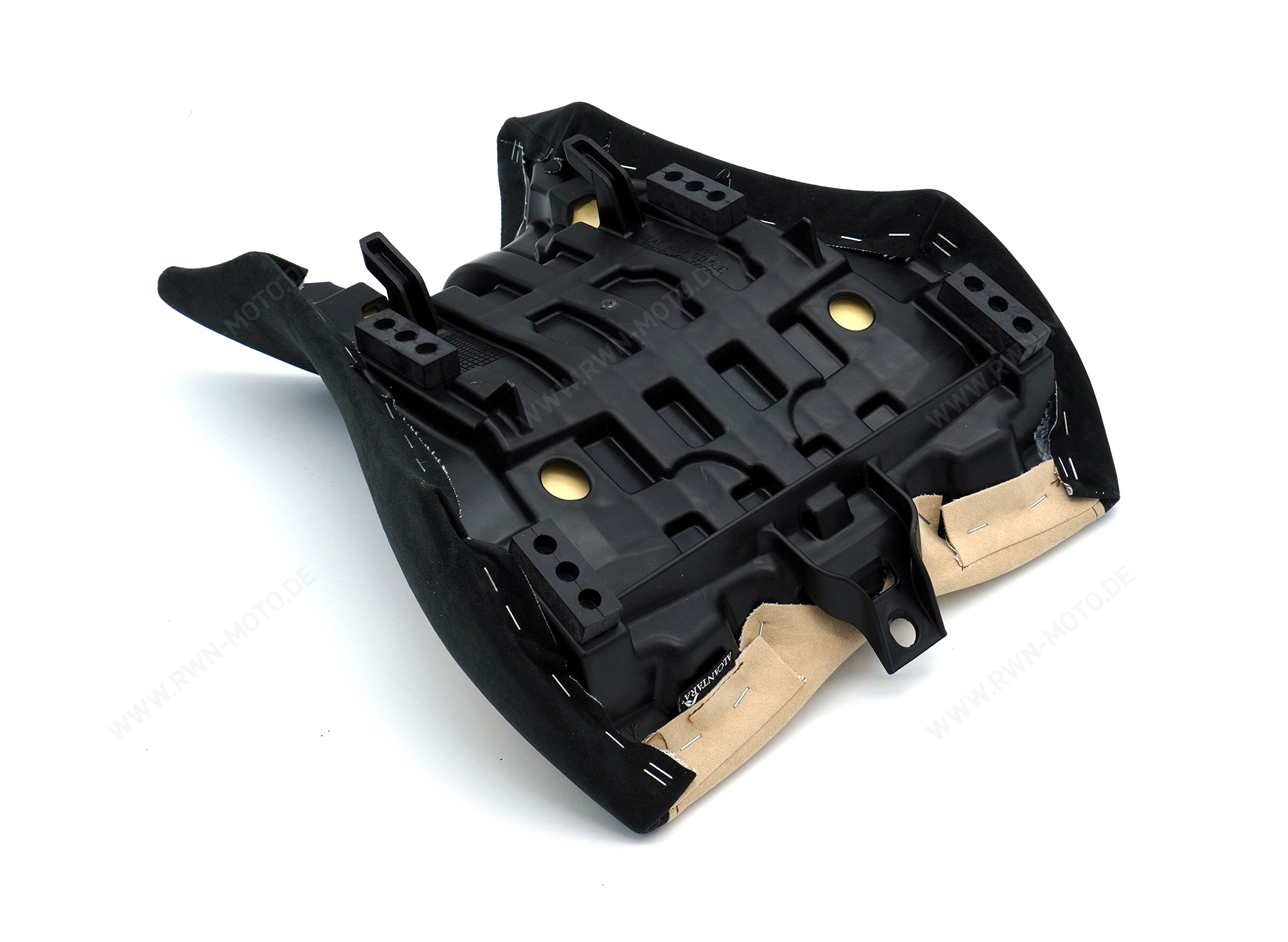 Asiento del conductor original de la Honda CB 1000 R en cuero Alcantara beige negro