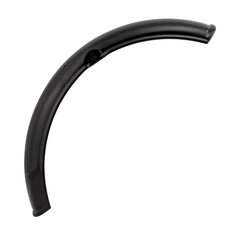 Guardabarros 2.0 Garelli sin soporte para Vespa PX 80-200cc, metal negro brillante