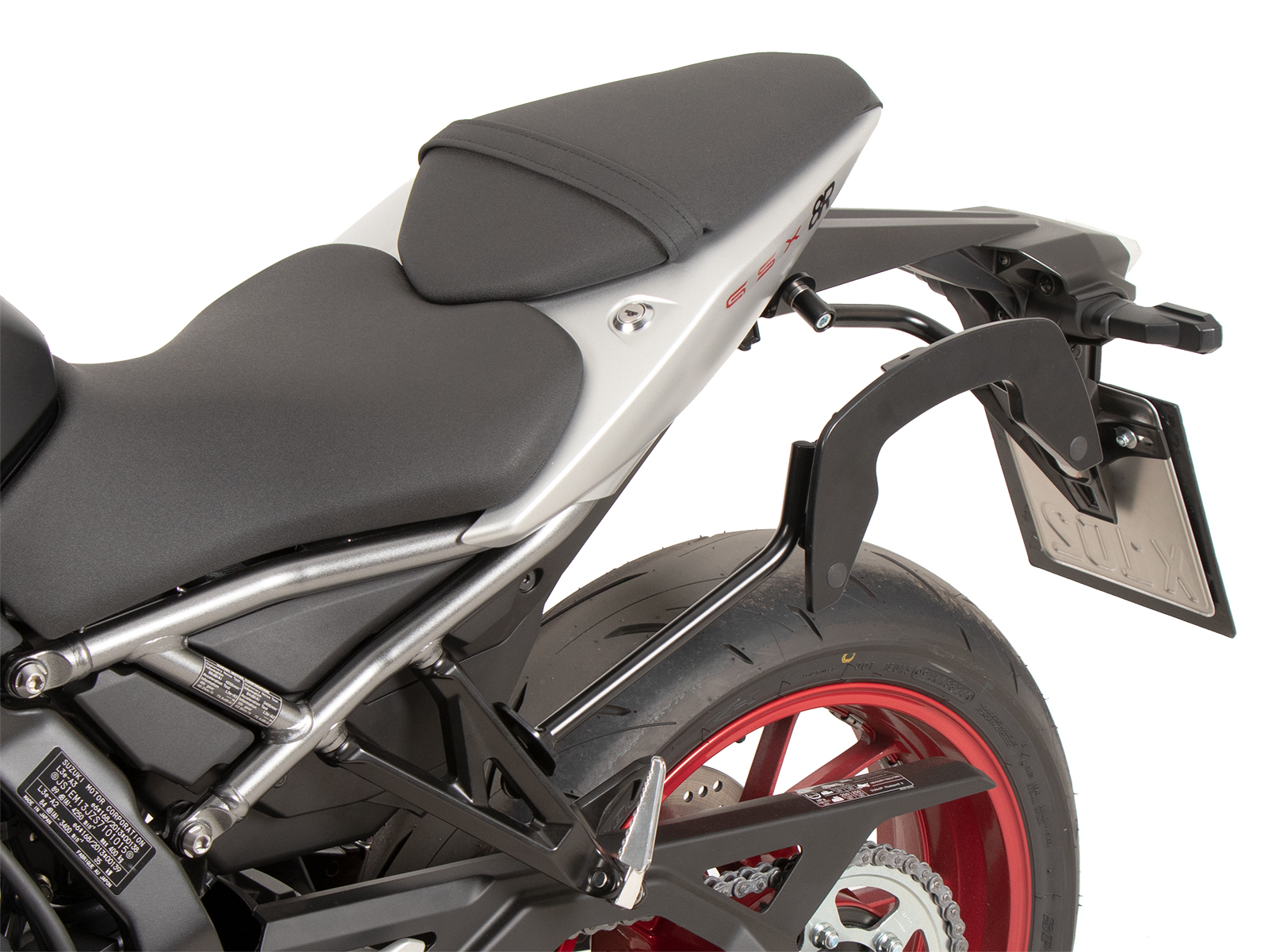 Soporte lateral C-Bow negro para Suzuki GSX-8R (24- ) Hepco & Becker