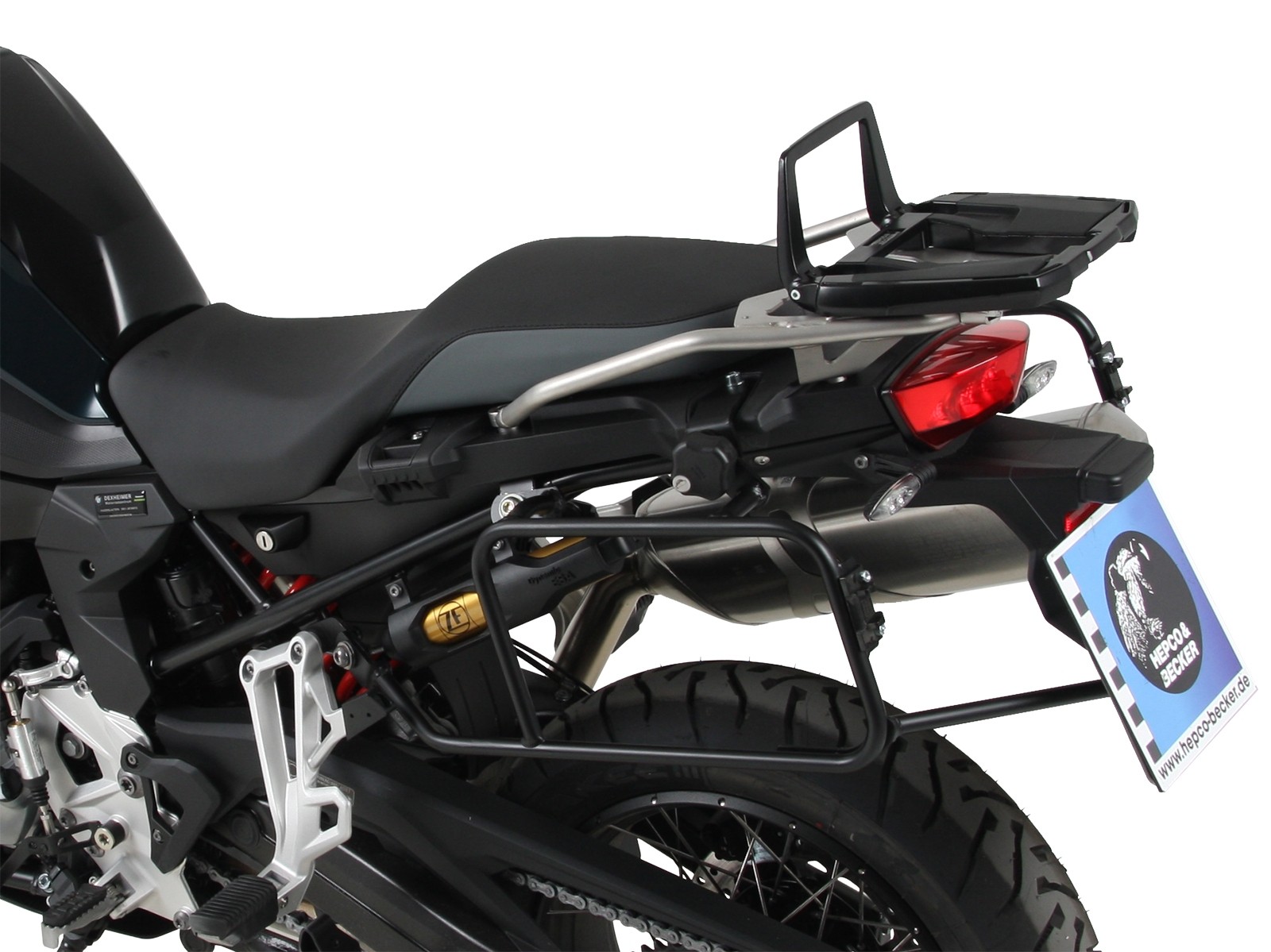 Portaequipajes Alurack top case para combinar con portaequipajes accesorio original negro para BMW F 850 GS