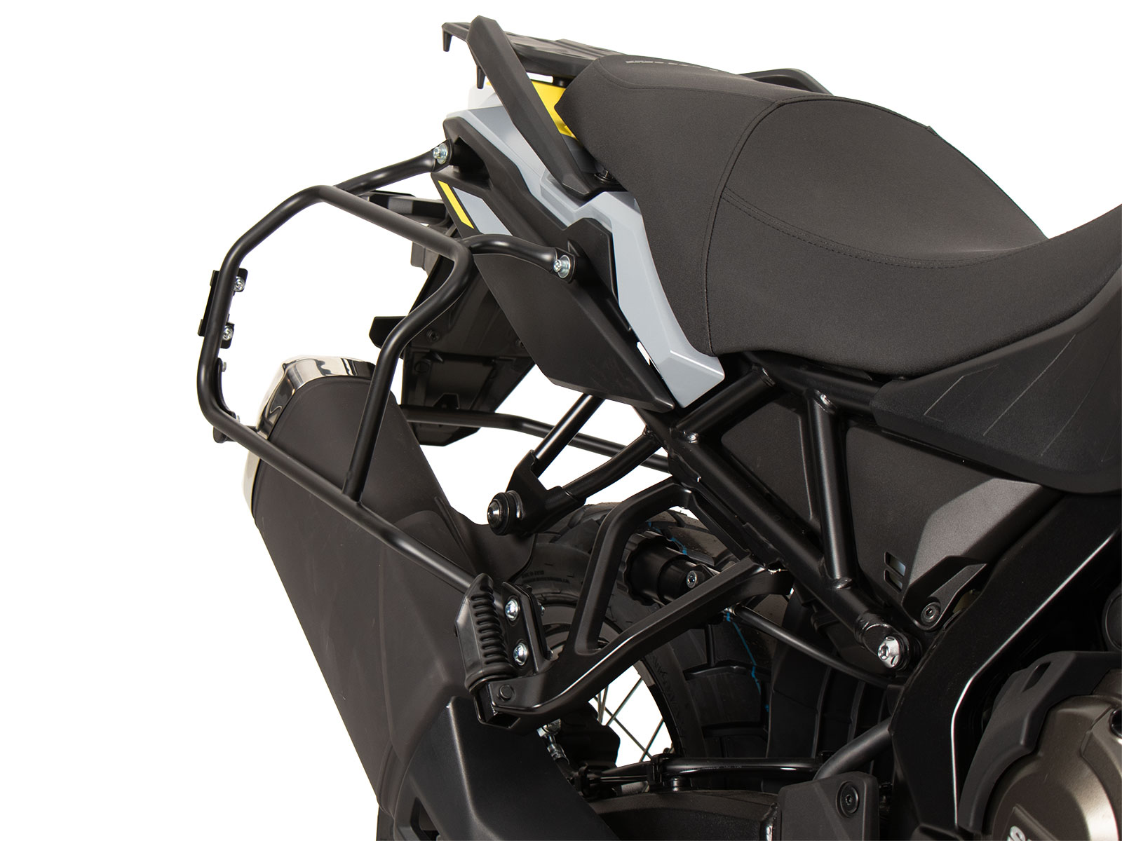 Juego maletas laterales plata para Suzuki V-Strom 800 (24-) Hepco & Becker