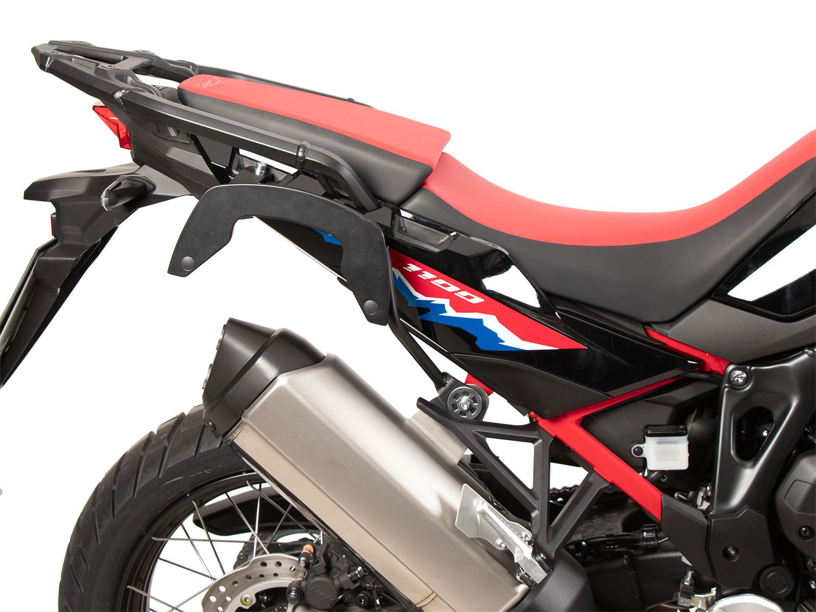 Soporte lateral C-Bow negro para Honda CRF 1100 Africa Twin Adventure Sports (24-) Hepco & Becker