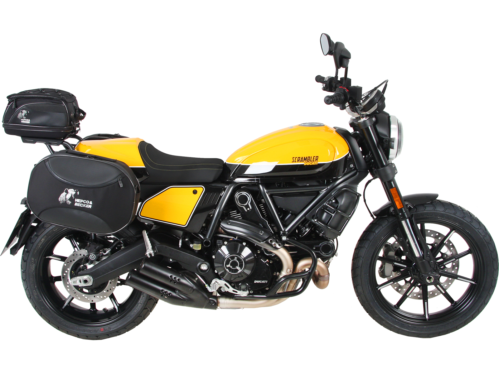 Soporte trasero Smartrack negro para Ducati Scrambler 800 (19-22) Hepco & Becker