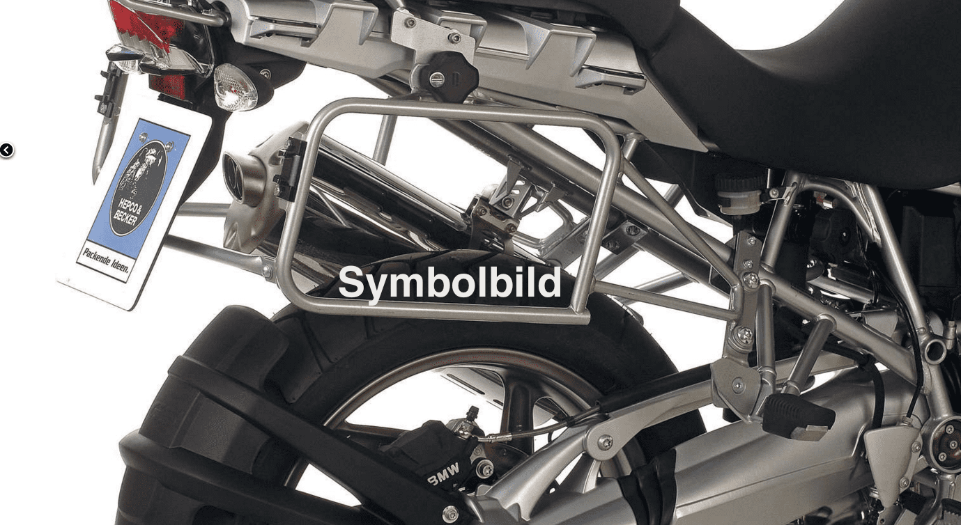 Portamaletas lateral Lock-it negro para BMW R 1200 GS (04-07) Hepco & Becker