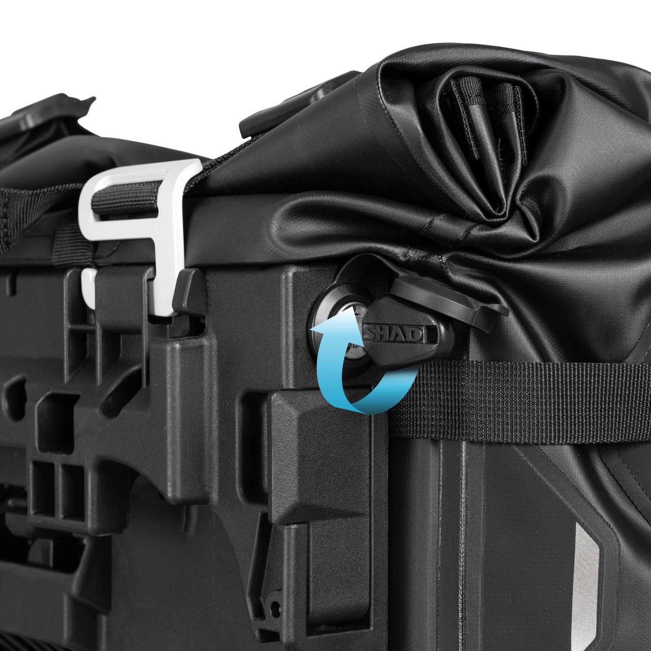 Juego de bolsas laterales Shad TR30, negras, 30 l