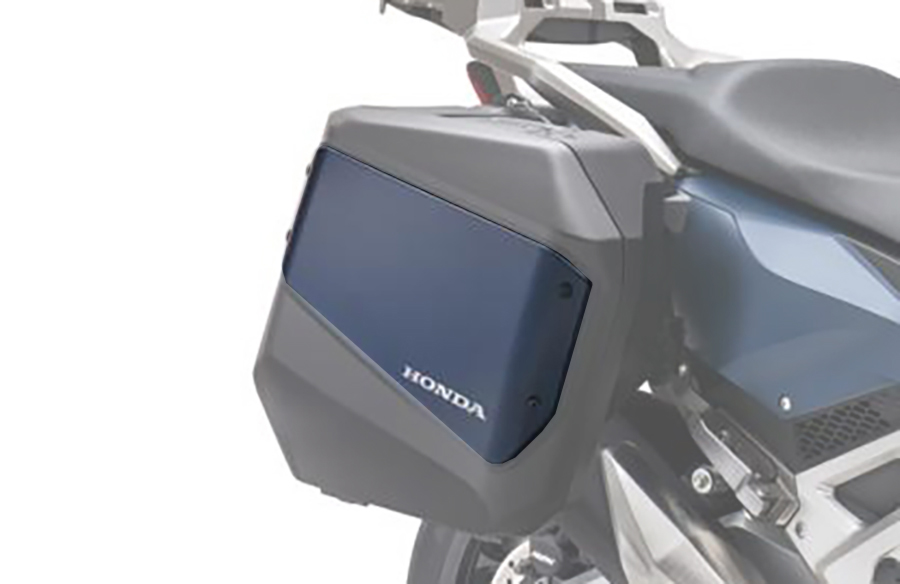 Juego de embellecedores de maletas azules para el juego de maletas laterales para Honda Forza 750 2021-
