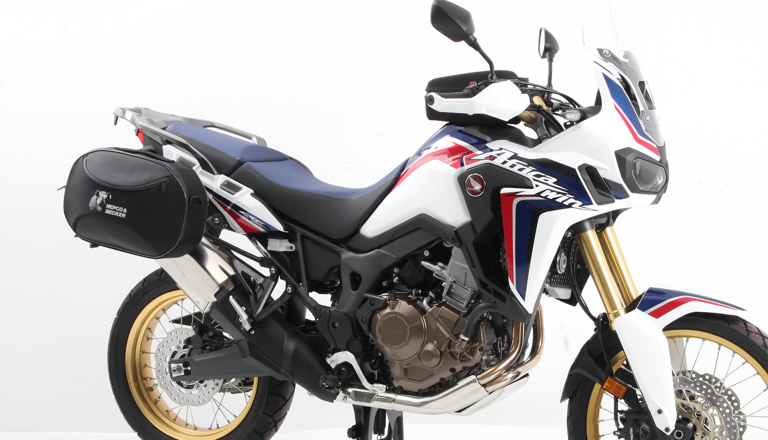 Soporte lateral C-Bow negro para Honda CRF 1000 Africa Twin (16-17) Hepco & Becker