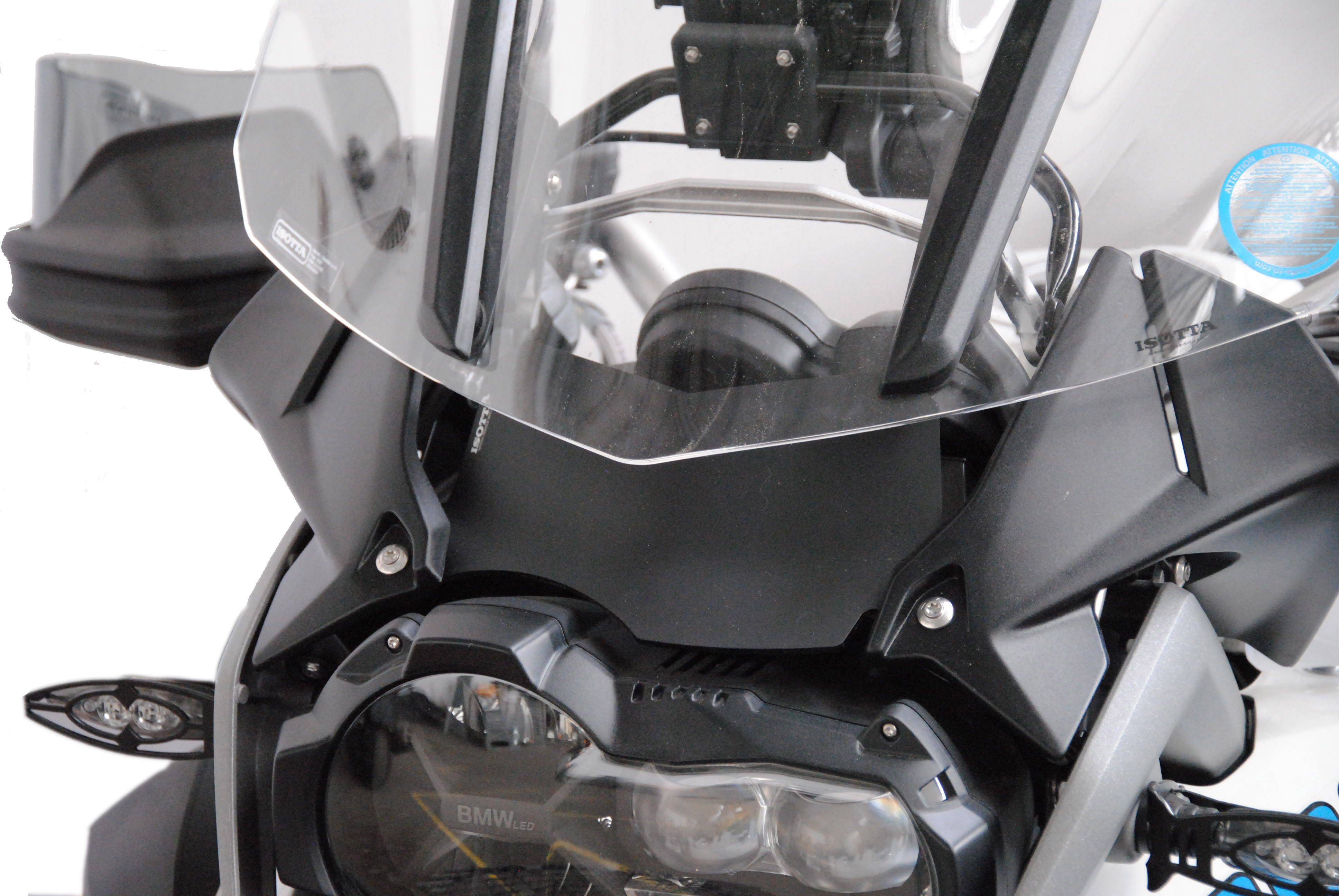 Deflector de aire para el parabrisas de la BMW R 1200 GS LC (13-16), negro mate