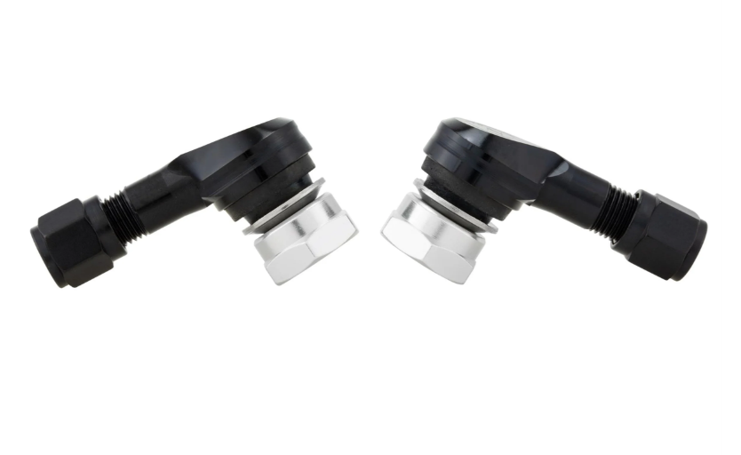 Núcleo de válvula ZELIONI para neumático tubeless/llanta 80°, negro brillante