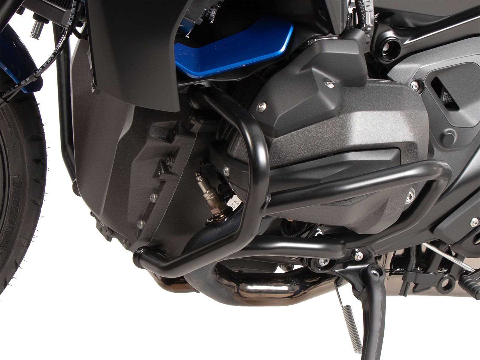 Protector de motor negro para BMW R 1300 R (25-) Hepco & Becker