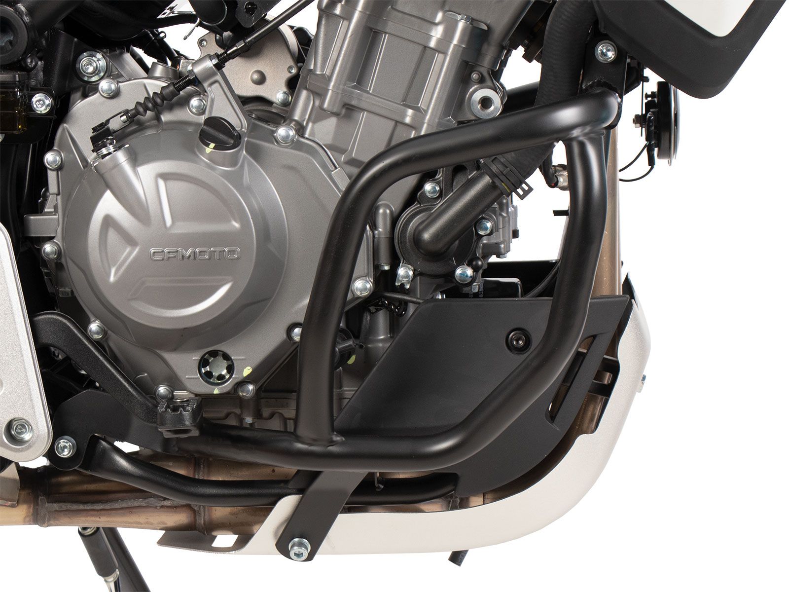 Protector de motor negro para CFMoto 450 MT (24-) Hepco & Becker