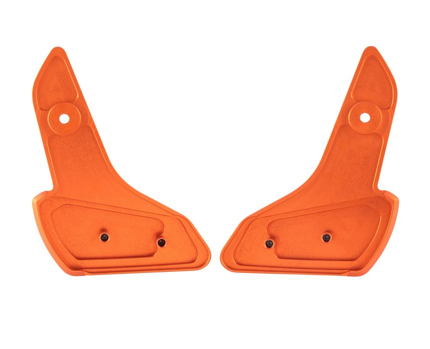 Estriberas derecha e izquierda para Vespa Primavera /Sprint 50-150ccm 2T/4T AC, naranja mate