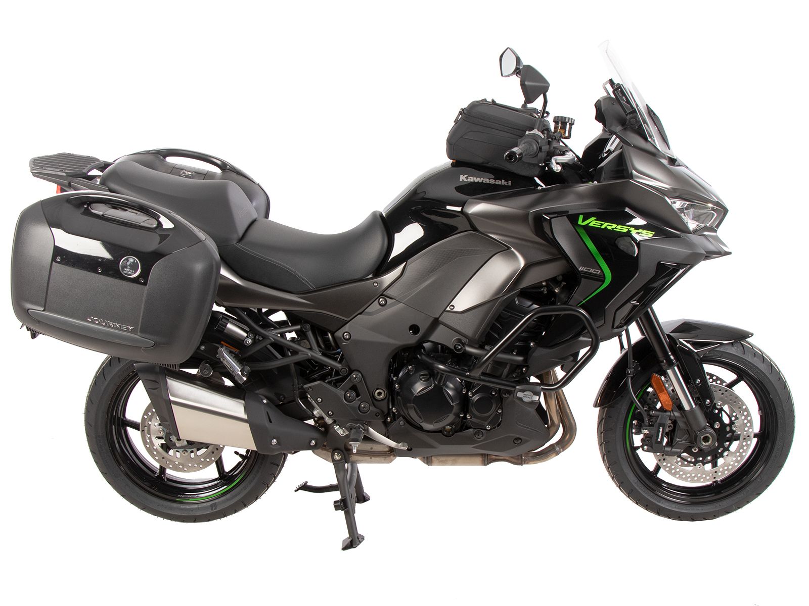 Portamaletas lateral Lock-it extraíble negro para Kawasaki Versys 1100 /SE (25-) Original Hepco & Becker