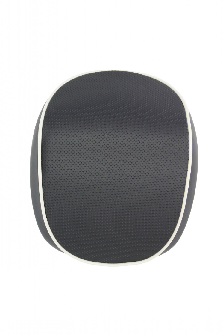 Respaldo Vespa Primavera / Sprint, negro con ribetes blancos