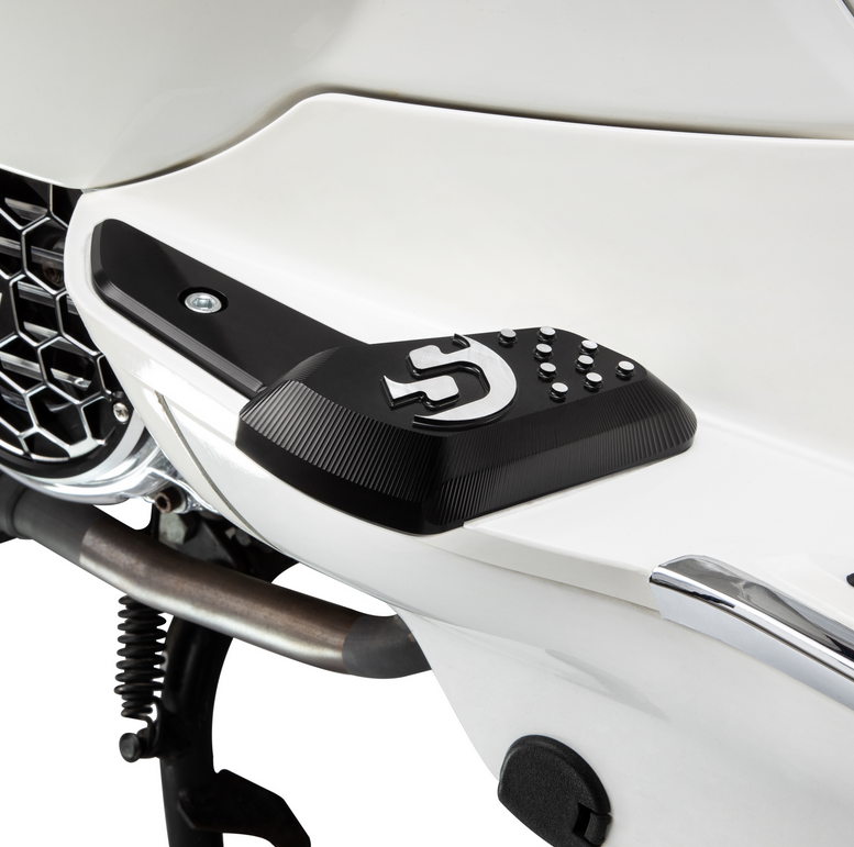 Estriberas derecha e izquierda para Vespa Primavera /Sprint 50-150cc 2T/4T AC, negro