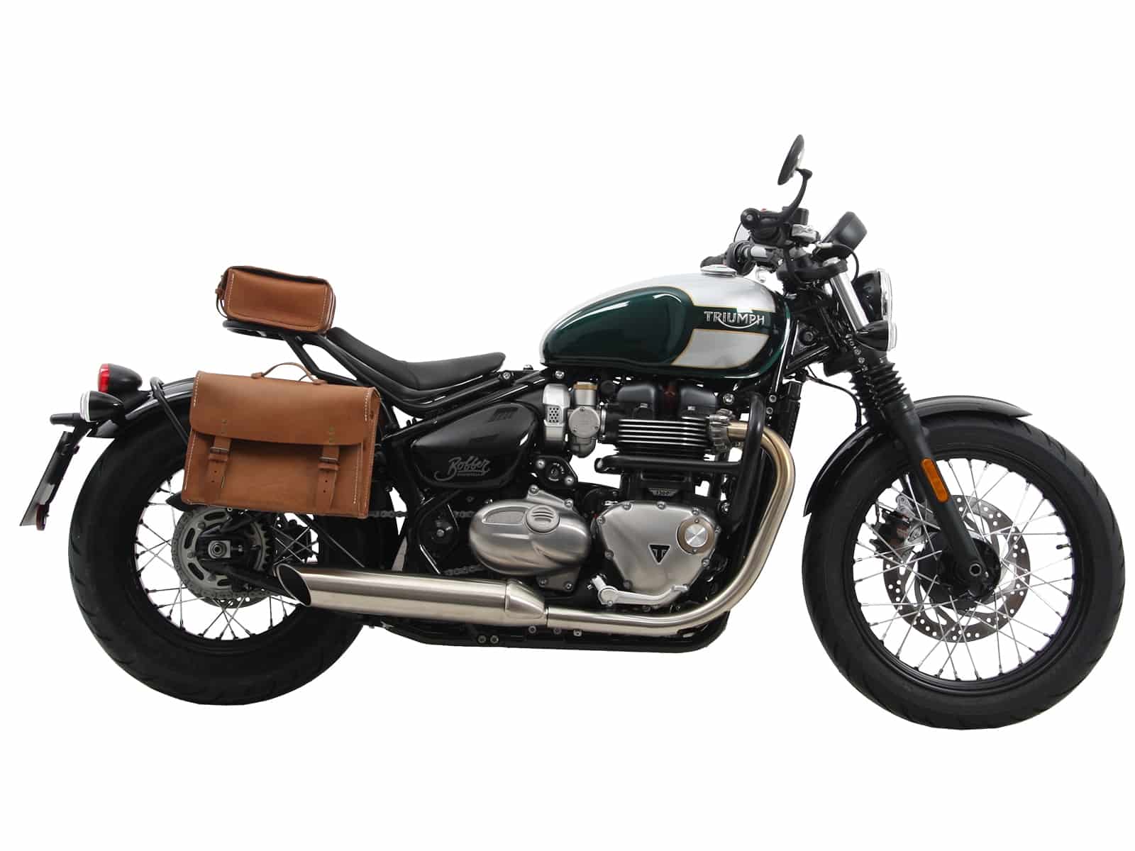 Soporte de bolsa C-Bow para Triumph Bonneville Bobber (17-) Hepco & Becker
