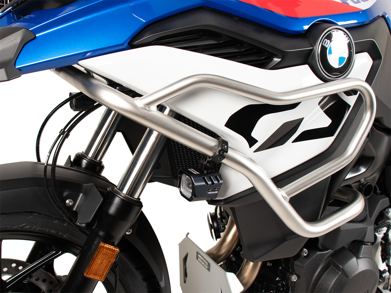 Protector de depósito de acero inoxidable para BMW F 800 GS (24-) Hepco & Becker