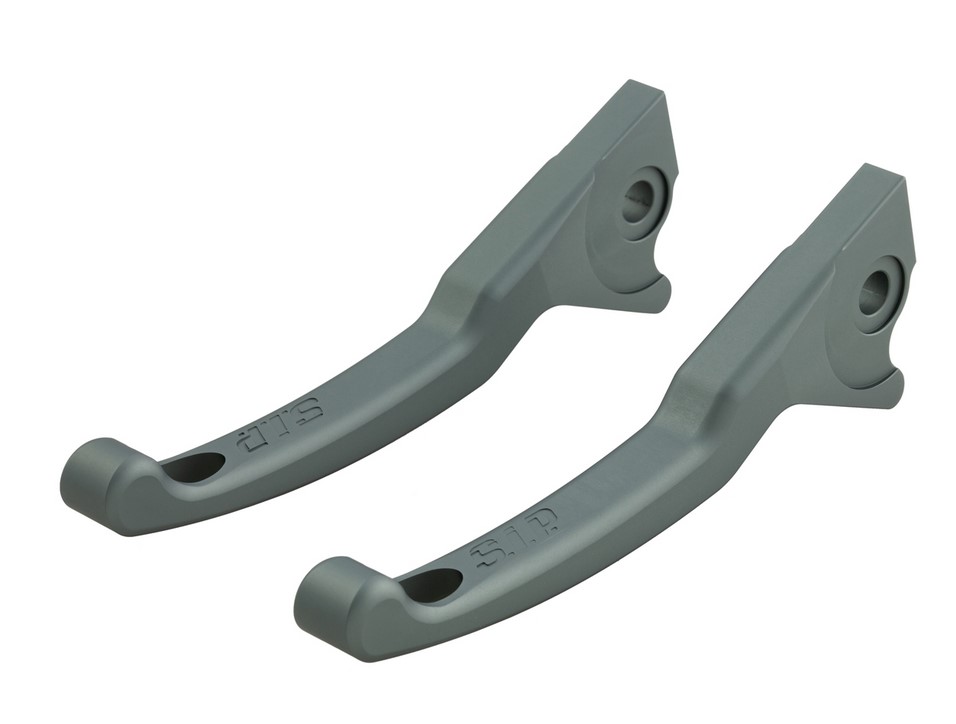 Juego de manetas de freno Sport Shorty para Vespa, derecha e izquierda, gris mate