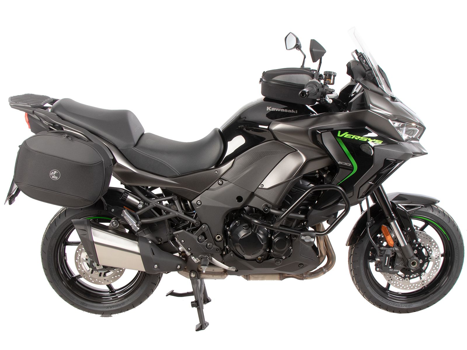 Soporte lateral C-Bow negro para Kawasaki Versys 1100 /SE (25-) Hepco & Becker
