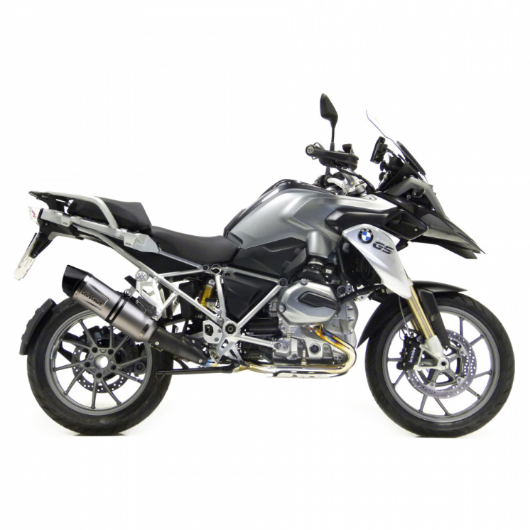 Sistema de escape LeoVince SBK LV One Evo 2, acero inoxidable para BMW R 1200 GS LC (Bj.13-16)